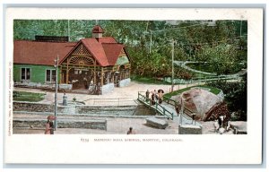 c1905 Bird's Eye View Manitou Soda Springs Manitou Colorado CO Vintage Postcard 