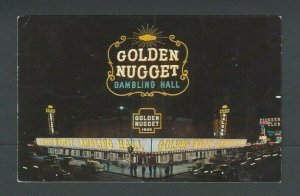 1960 PPC* LAS VEGAS NV GOLDEN NUGGET GAMBLING HALL