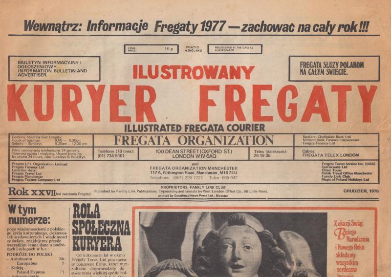 Kuryer Fregaty 1977 Polish Poland Newspaper