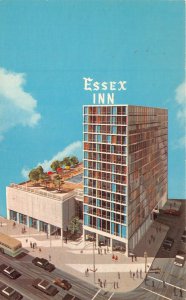 Chicago Illinois 1960s Postcard Essex Inn Luxury Hotel