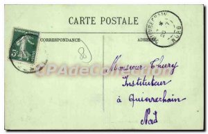 Old Postcard Cayeux In Wood Trees