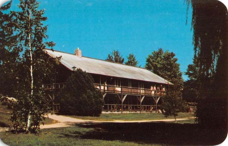 Rothbury Michigan Jack And Jill Ranch Hitching Post Vintage Postcard K90647