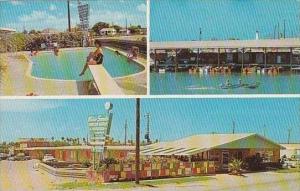 Texas Port Isabel White Sands Motor Lodge Swimming Pool and Marina