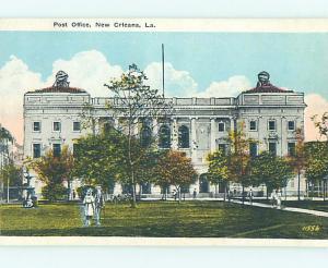 W-Border POST OFFICE SCENE New Orleans Louisiana LA hs1659