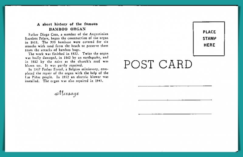 Philippines, Rizal - Bamboo Organ - [FG-487]