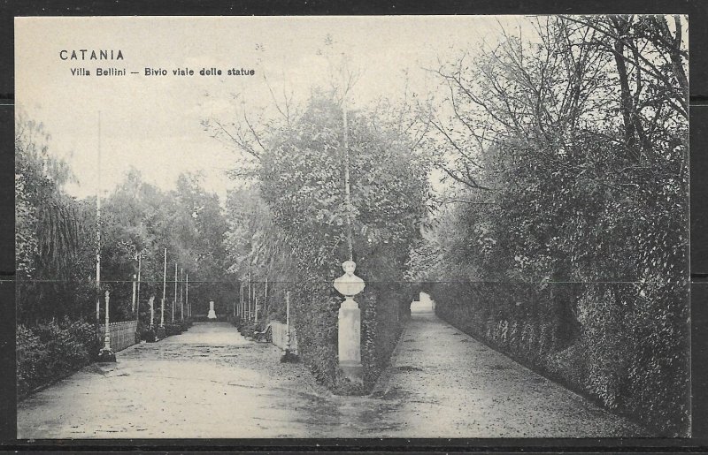 Italy, Catania - Villa Bellini - Bivio Viale Delle Statue - [FG-250]