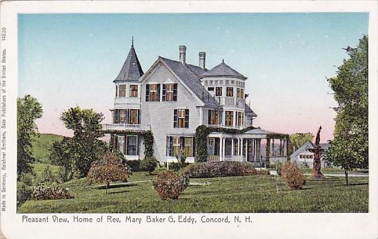 New Hampshire Concord Pleasant View Home Of Rev Mary Baker G Eddy