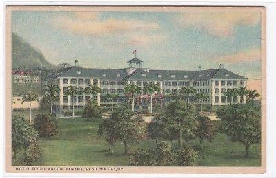 Hotel Tivoli Ancon Panama 1920c postcard