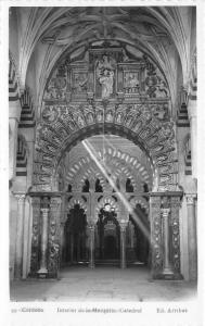 BR20656 Cordoba interieur de la mezquita catedral Spain