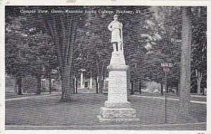 Vermont Poultney Campus View Green Mountain Junior College Curteich