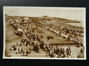 Glamorgan BARRY ISLAND The Gardens & Promenade c1937 RP Postcard by Valentine