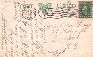 Vintage Postcard 1919 Historical Post Office Building Providence Rhode Island RI