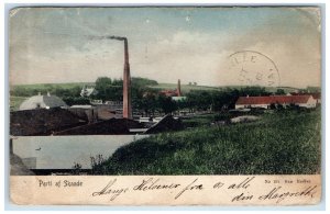 c1910 View of Factory Buildings Parti at Skaade Denmark Antique Posted Postcard