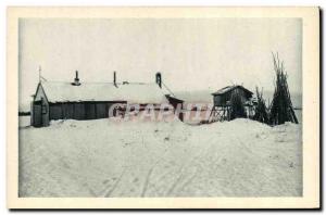 Old Postcard Polar Mission of Our Lady of Lourdes Mary & # 39s Igloo Alaska T...