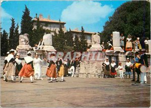 Modern Postcard Fete Provencale in Arles Beautiful Images of Provence Folklore