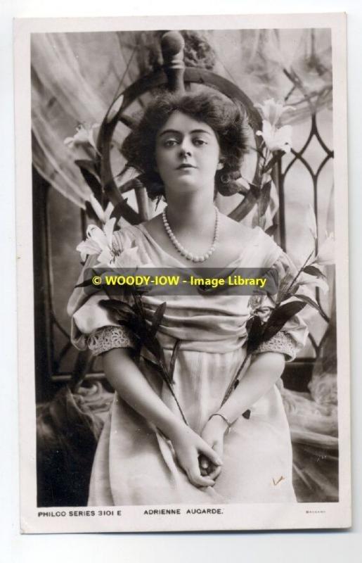 bc0210 - Stage Actress - Adrienne Augarde - postcard