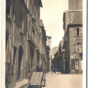 c1910s Brest, France RPPC Street View Real Photo Tanguy Wagon Shop Postcard A161