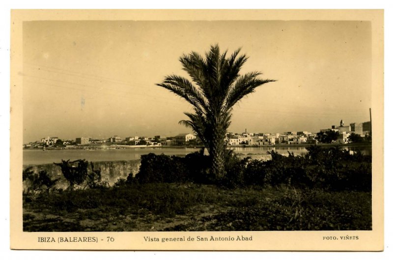 Spain - Ibiza, San Antonio General View    *RPPC