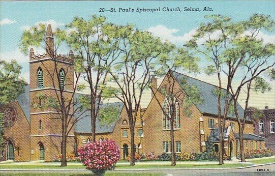 Alabama Selma St Paul's Episcopal Church Curteich