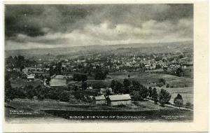 Groton NY, New York - Bird's Eye View pm 1908 - Verne Morton