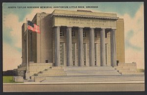 Arkansas LITTLE ROCK Joseph Taylor Robinson Memorial Auditorium pm1940 ~ Linen