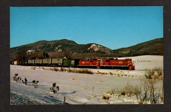 VT VERMONT Railroad Train DANBY to NORTH BENNINGTON PC