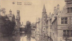 Belgium Bruges Quai du Rosaire