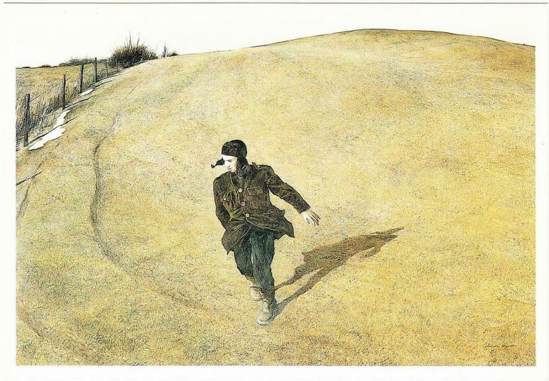 Winter 1946 by Andrew Wyeth American Art Postcard