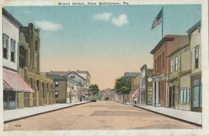 NEW BETHLEHEM , Pennsylvania, 1900-10s ; Broad Street