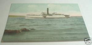 WESTPORT BAY LAKE CHAMPLAIN STEAMER TICONDEROGA PC