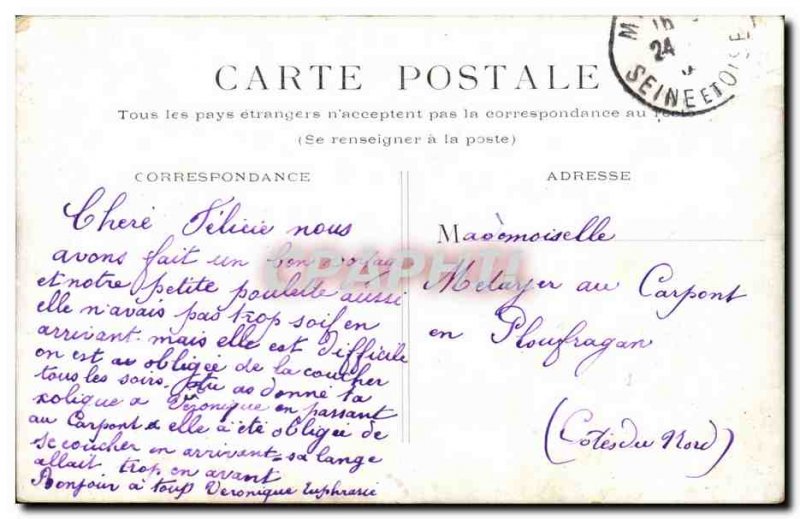Paris Postcard Old Square and Musee de Cluny