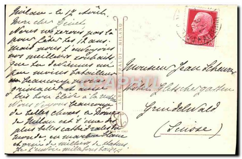 Old Postcard Milano ll Duomo