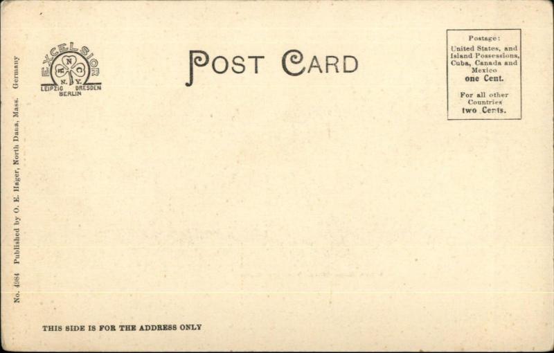 North Dana MA From the North Quabbin Town c1905 Postcard