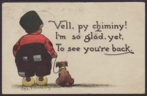 Vell Py Chiminy Dutch Boy and Dog