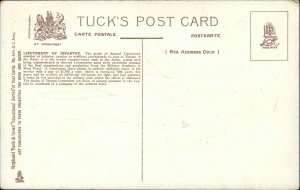 Tuck Educational Series Lieutenant of Infantry U.S. Army c1910 Vintage Postcard