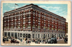 Vtg Maryland MD Fort Cumberland Hotel 1920s View Old Postcard