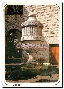 Postcard Modern Reflections of the French Riviera Vence Peyra Square Fountain...