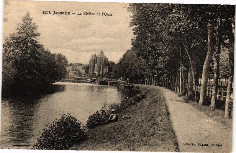 CPA JOSSELIN - La Riviere de l'Oust (206034)