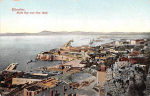 Rosia Bay and New Mole Gibraltar Postcard.