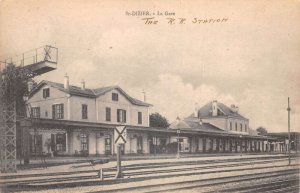 St Dizier France Train Station Vintage Postcard AA59492