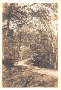Oakside Long Island New York Road Scenic Real Photo Vintage Non PC JF360208