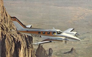 Private Plane, Beechcraft Advertising, Duke B60, Old Post Card