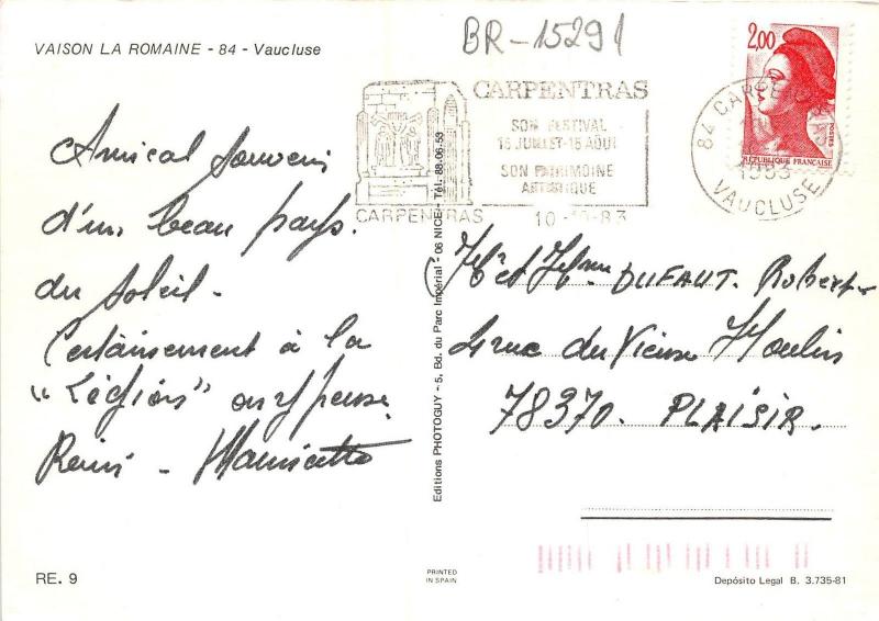 BR15291 Vaison la Romaine   france