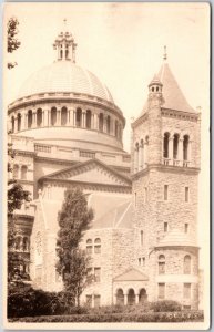 First Church Of Christ Scientist Boston Massachusetts Towers Real Photo Postcard