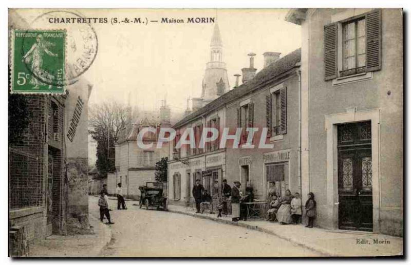 Old Postcard Chartrettes House Morin