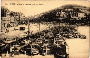 CPA ROUEN Le Quai de PARIS et la Cote Ste-Catherine (416076)