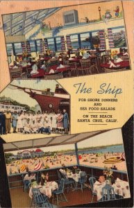 The Ship Santa Cruz CA Postcard PC468