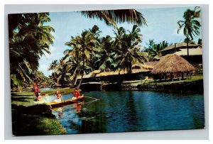 Vintage 1960's Advertising Postcard Coco Palms Resort Hotel Kauai Hawaii