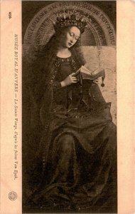 La Sainte Vierge, Van Eyck brothers, Royal Museum o Postcard