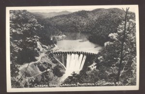 RPPC TAPOCO NORTH CAROLINA NC CHEOAN DAM ALUMINUM CO. REAL PHOTO POSTCARD